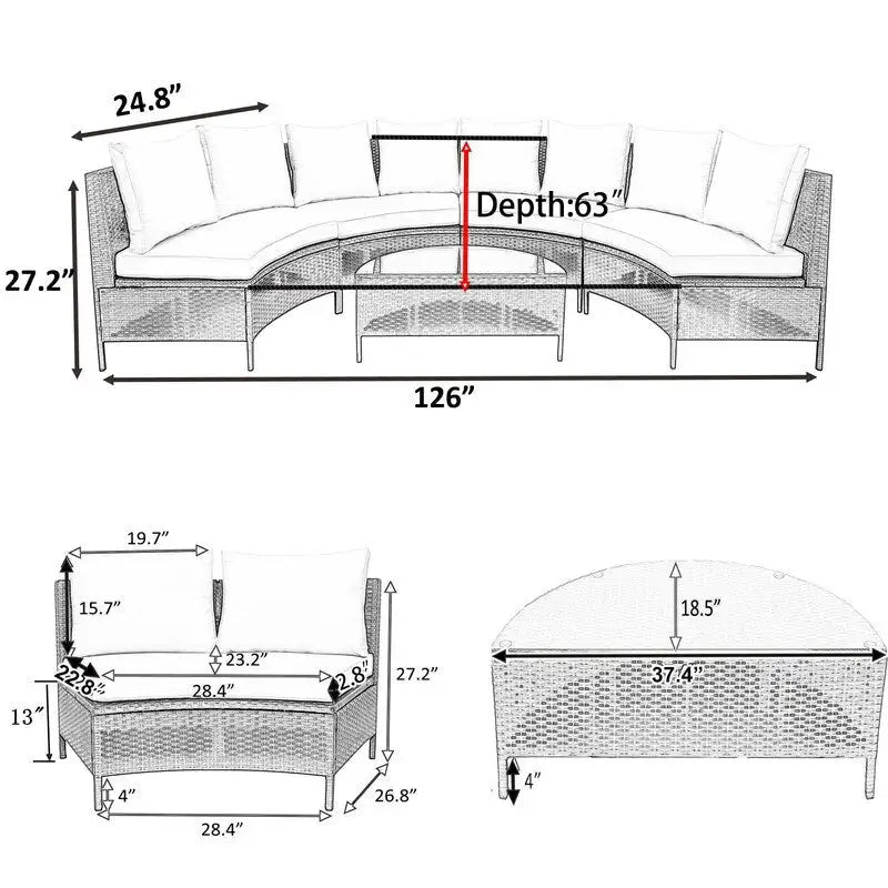 Cayman Outdoor Cast Aluminum Dining Table