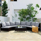 Cayman Outdoor Cast Aluminum Dining Table