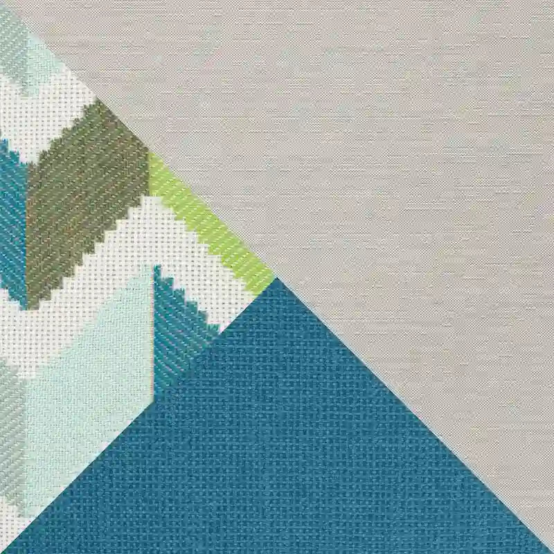 Portofino Comfort 14 Piece Sunbrella Outdoor Patio Sectional Seating & Dining Set With Fire Table