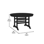 Commercial Grade Indoor-Outdoor Adirondack Style Table - N/A