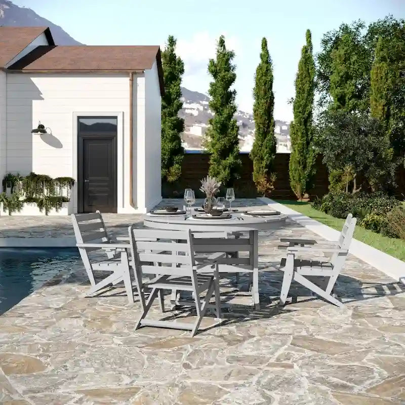 Commercial Grade Indoor-Outdoor Adirondack Style Table - N/A