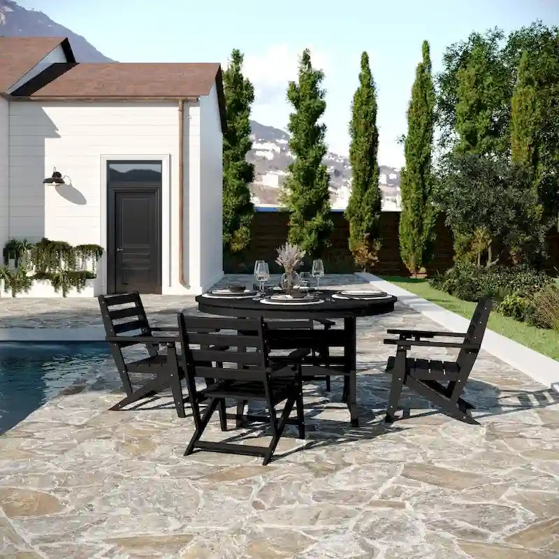 Commercial Grade Indoor-Outdoor Adirondack Style Table - N/A