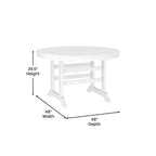 Commercial Grade Indoor-Outdoor Adirondack Style Table - N/A