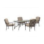 Augusta Outdoor Patio Dining with Rectangular Table