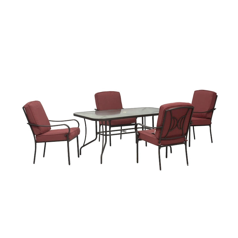 Augusta Outdoor Patio Dining with Rectangular Table