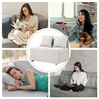 Daybed Sofa Chair wth Adjustable 3-level backrest