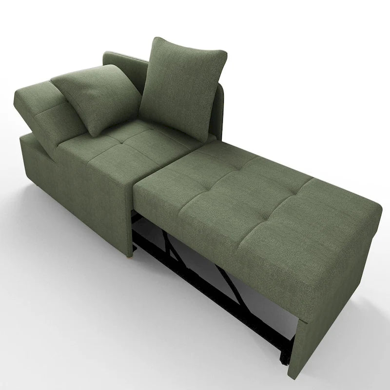 Daybed Sofa Chair wth Adjustable 3-level backrest