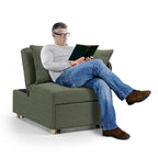 Daybed Sofa Chair wth Adjustable 3-level backrest