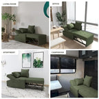 Daybed Sofa Chair wth Adjustable 3-level backrest