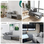 Daybed Sofa Chair wth Adjustable 3-level backrest