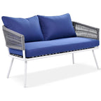 Boho Rope Patio Furniture for 4