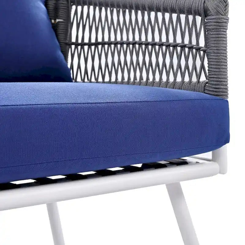 Boho Rope Patio Furniture for 4