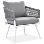 Boho Rope Patio Furniture for 4