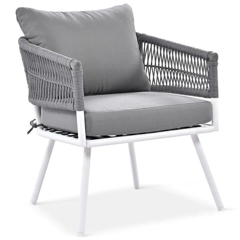 Boho Rope Patio Furniture for 4