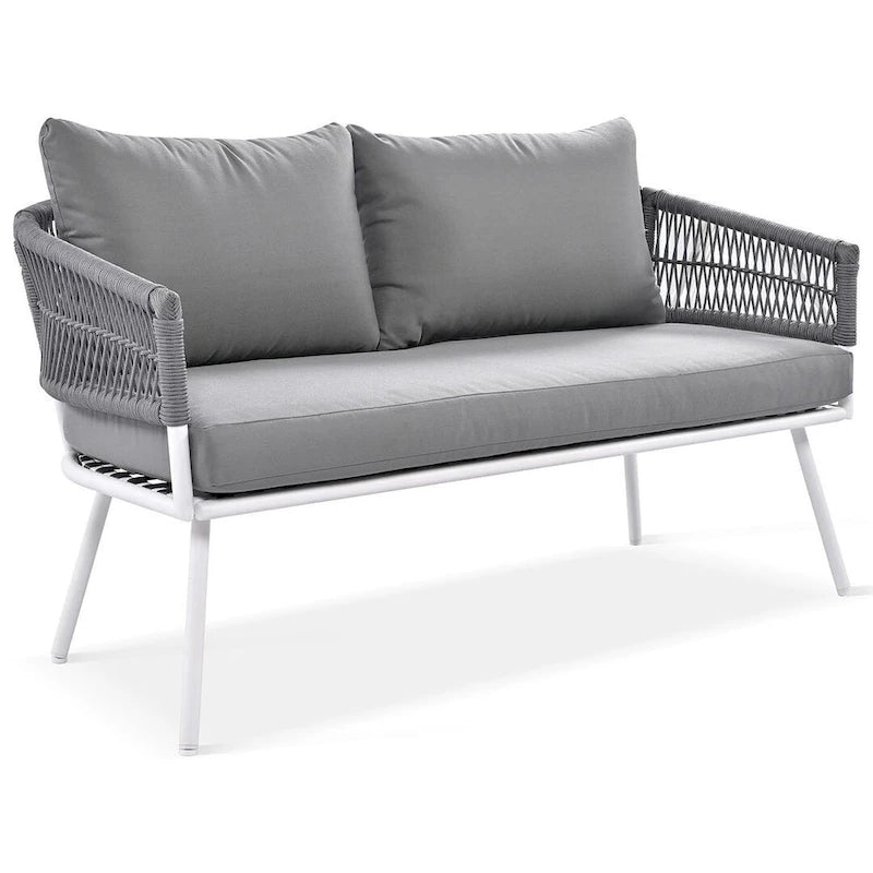 Boho Rope Patio Furniture for 4