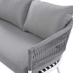 Boho Rope Patio Furniture for 4