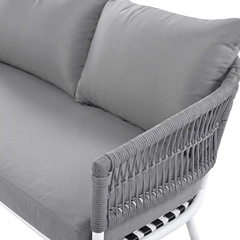 Boho Rope Patio Furniture for 4