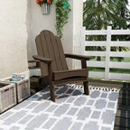 All-Weather Folding Plastic Outdoor Patio Adirondack Chairs