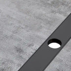 Extendable Aluminum Dining Table with Umbrella Hole
