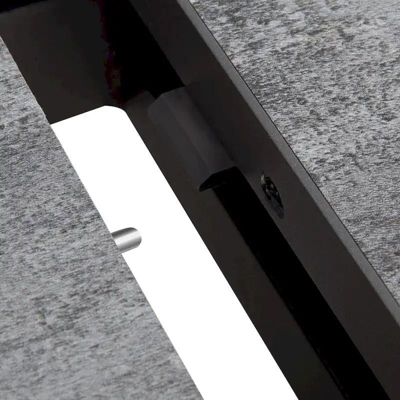 Extendable Aluminum Dining Table with Umbrella Hole