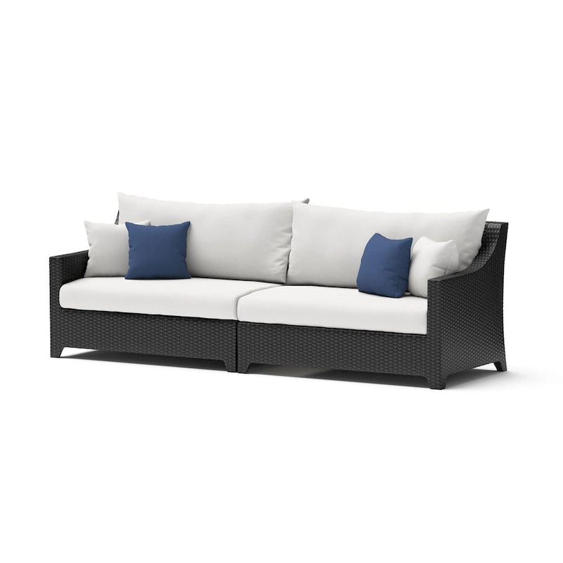 Deco 8 Piece Sunbrella Outdoor Patio Motion Fire Set with Table