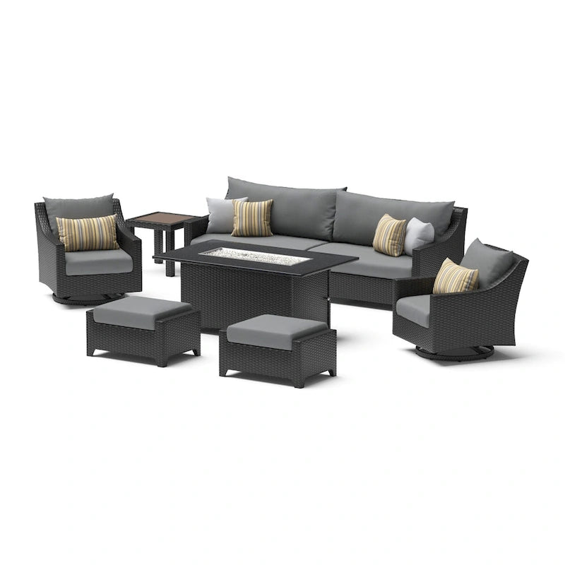 Outdoor Patio Motion Fire with Table