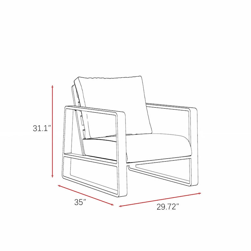 Melbourne 3-piece Chair Group