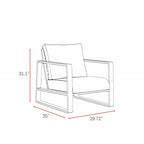 Melbourne 3-piece Chair Group