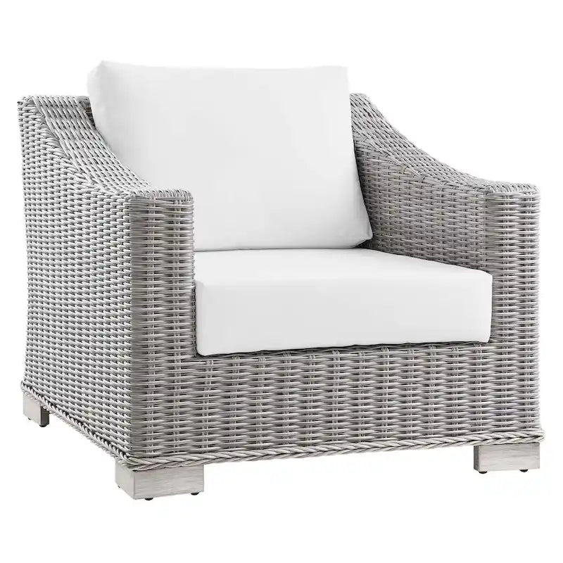 Conway 4-Piece Outdoor Patio Wicker Rattan Furniture Set