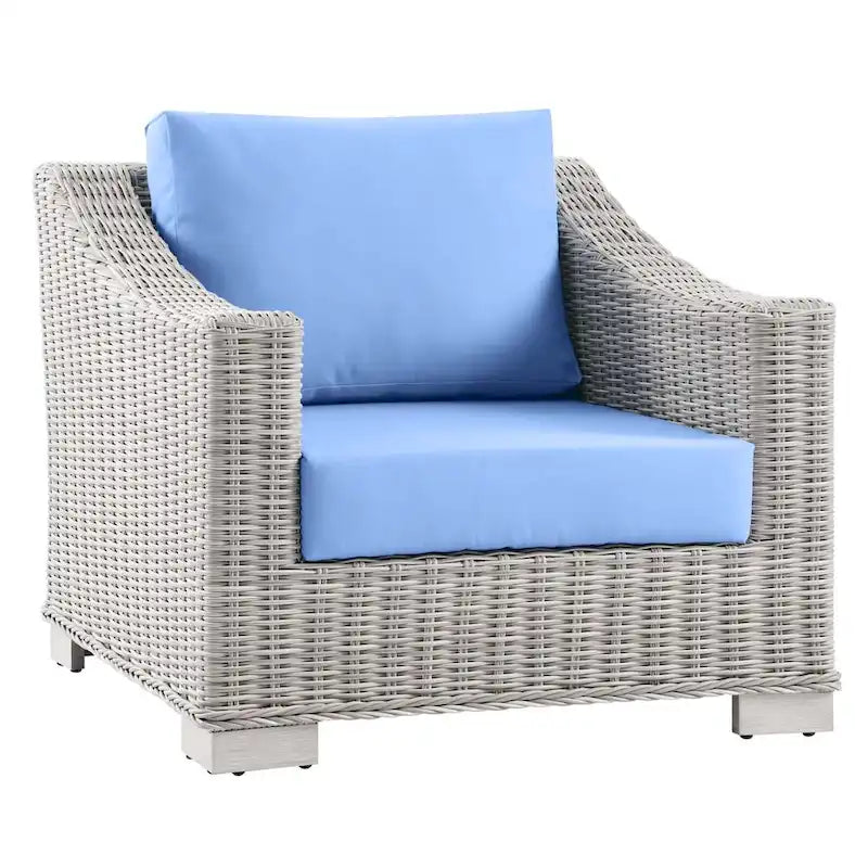Conway 4-Piece Outdoor Patio Wicker Rattan Furniture Set