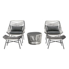 Manhattan Comfort Ashland Modern 3-Piece Patio Conversation Set