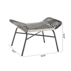 Manhattan Comfort Ashland Modern 3-Piece Patio Conversation Set