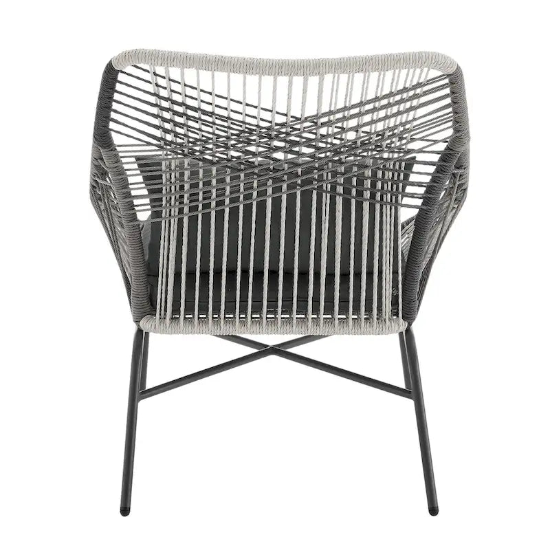 Manhattan Comfort Ashland Modern 3-Piece Patio Conversation Set