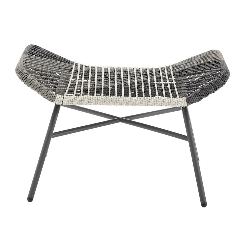 Manhattan Comfort Ashland Modern 3-Piece Patio Conversation Set