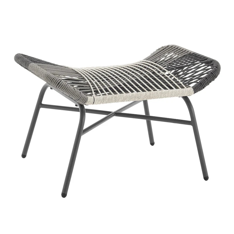 Manhattan Comfort Ashland Modern 3-Piece Patio Conversation Set