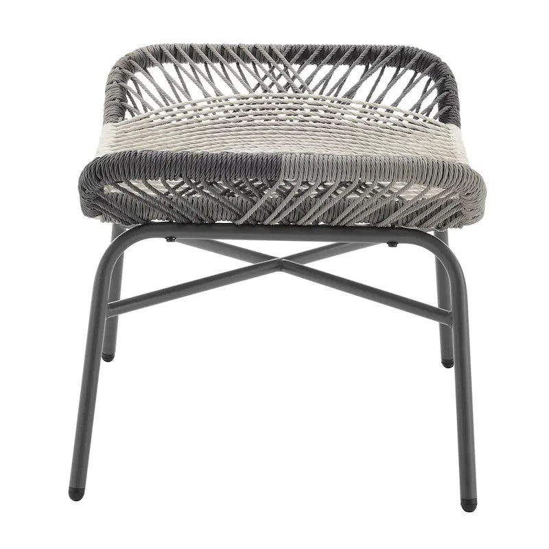 Manhattan Comfort Ashland Modern 3-Piece Patio Conversation Set