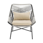 Manhattan Comfort Ashland Modern 3-Piece Patio Conversation Set