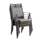 Outdoor Patio Dining with 8 Chairs and 1 Table