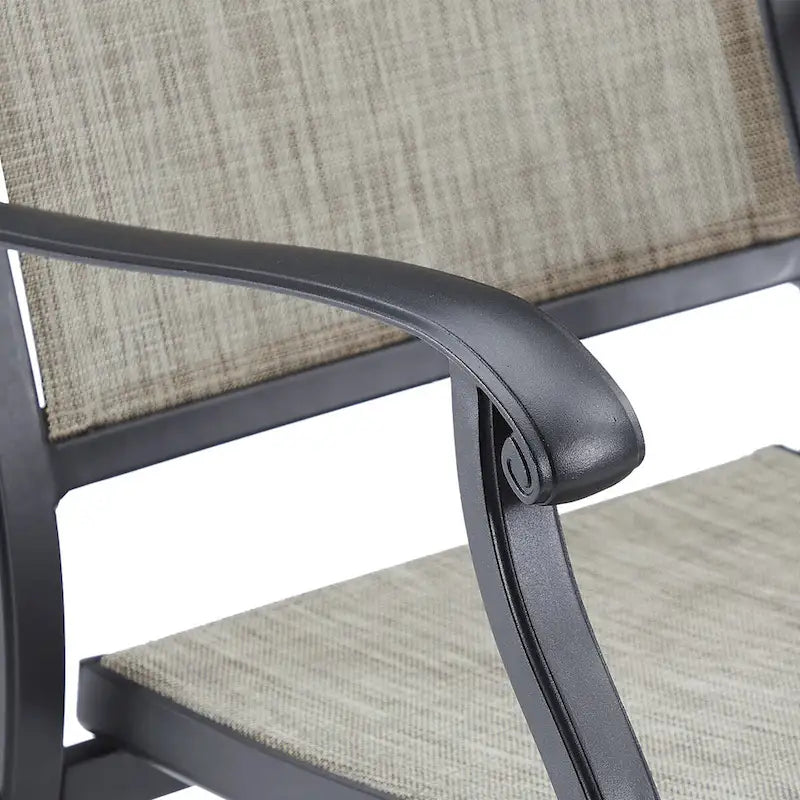 Outdoor Patio Dining with 8 Chairs and 1 Table