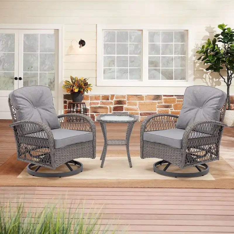 Swivel Rocker Patio Conversation Set
