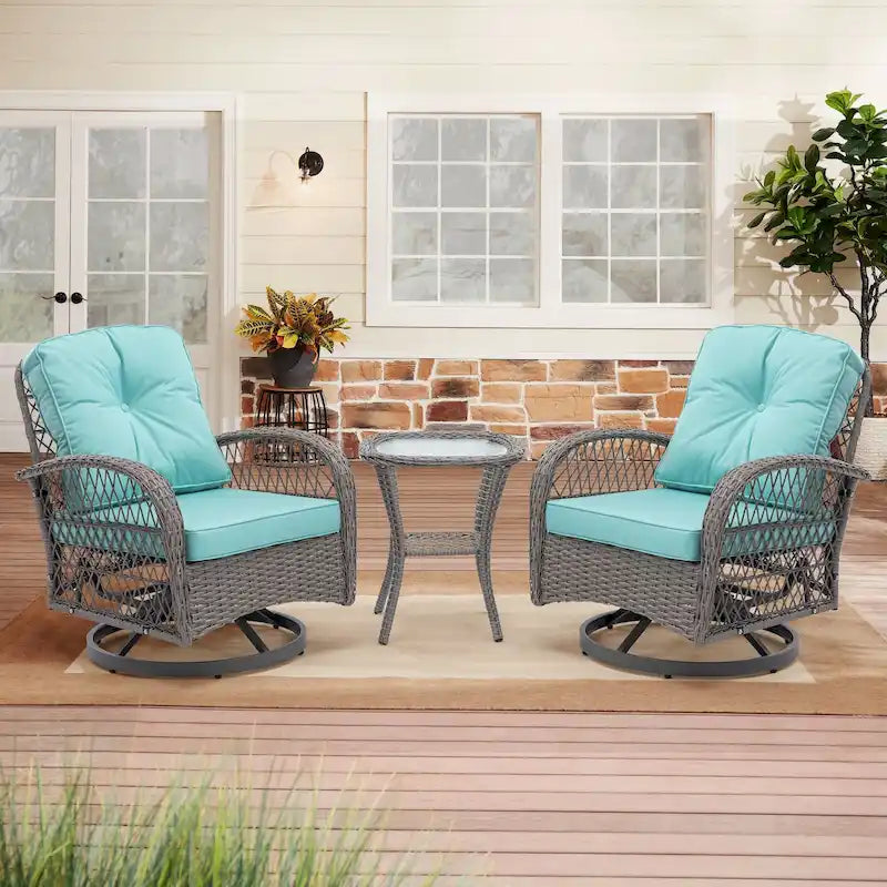 Swivel Rocker Patio Conversation Set