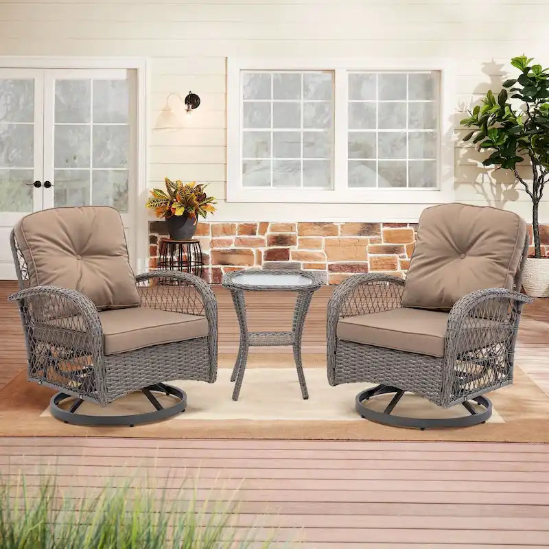 Swivel Rocker Patio Conversation Set
