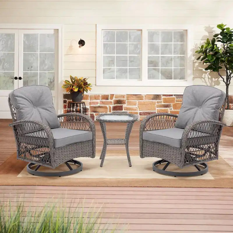 Swivel Rocker Patio Conversation Set