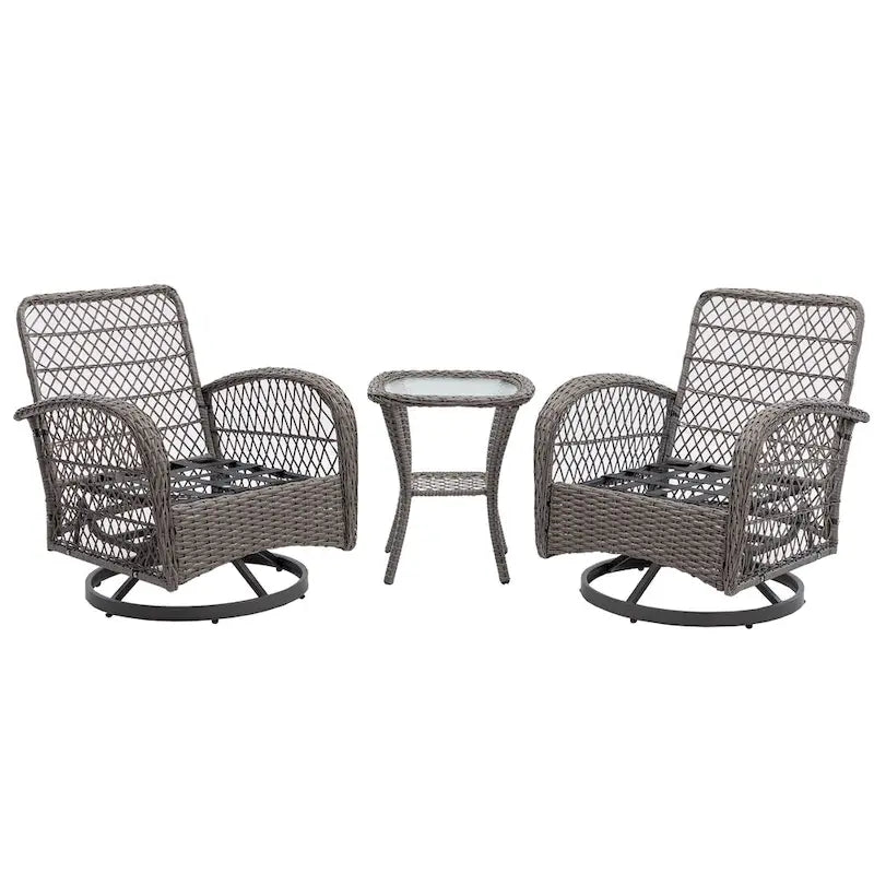 Swivel Rocker Patio Conversation Set
