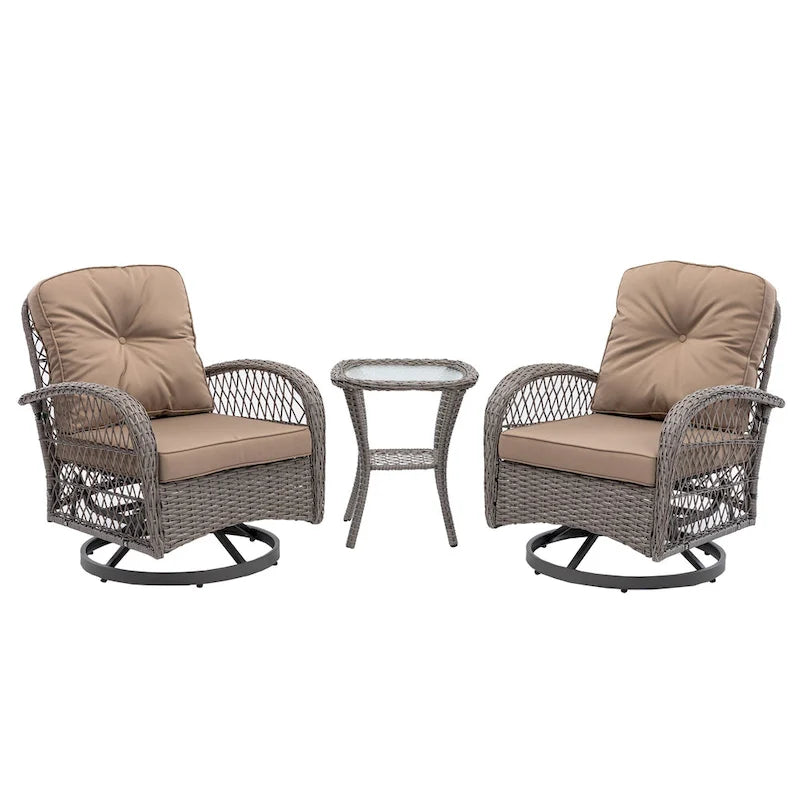 Swivel Rocker Patio Conversation Set