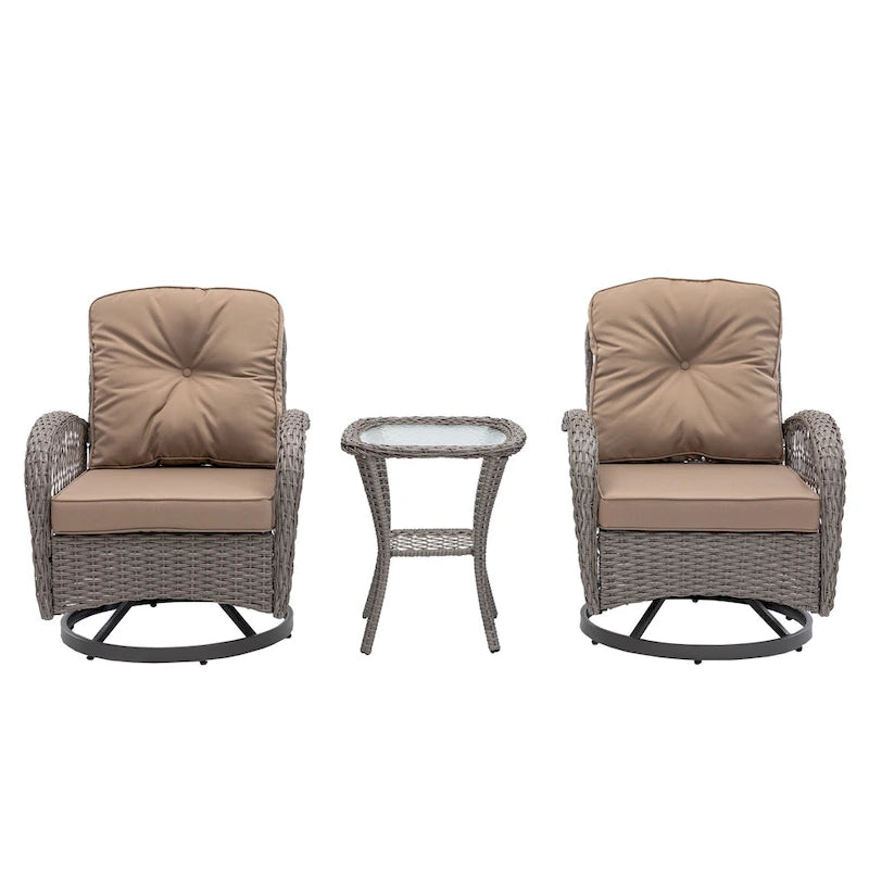 Swivel Rocker Patio Conversation Set