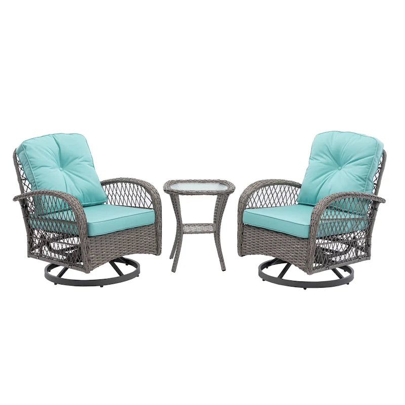 Swivel Rocker Patio Conversation Set