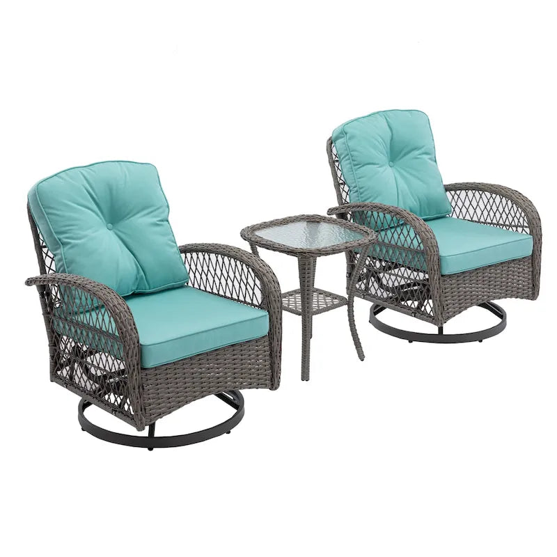 Swivel Rocker Patio Conversation Set