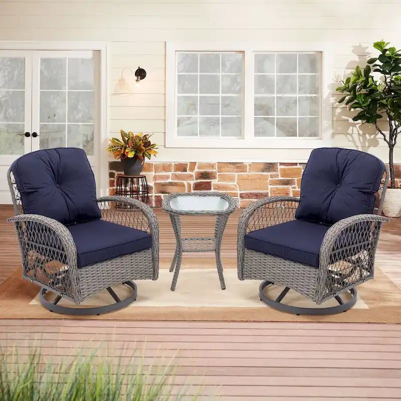Swivel Rocker Patio Conversation Set