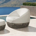 Willow Rope Woven Deep Seating Patio Conversation